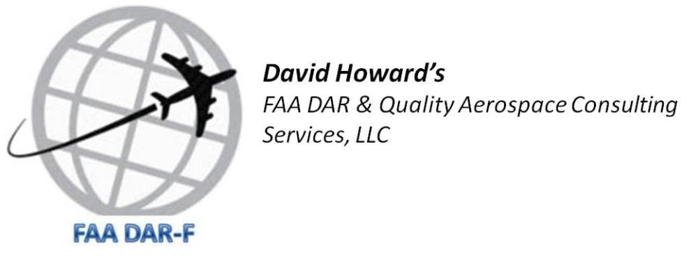 David Howard's FAA DAR & Quality Aerospace Consulting Services, LLC